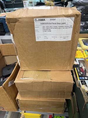 Lot 2188 - Six boxes of printer labels