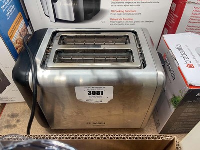 Lot 3081 - Unboxed two slice Bosch toaster