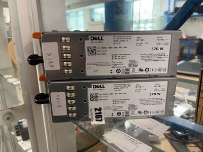 Lot 2167 - 2 Dell 570w power supplies