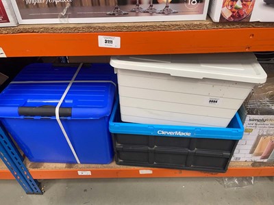 Lot 3094 - Three storage boxes