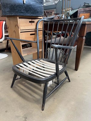 Lot 5247 - Ercol stick back armchair