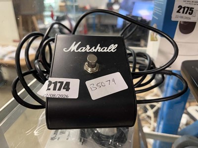 Lot 2174 - Marshall single channel foot switch pedal