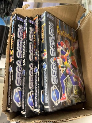 Lot 2181 - 4 Sega Saturn games - Pandemonium , Tomb...