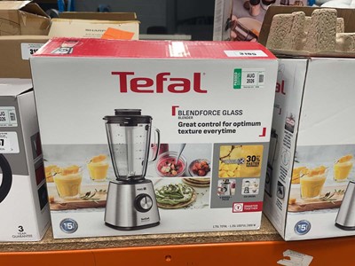 Lot 3105 - Boxed Tefal Blendforce glass blender