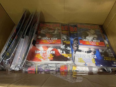 Lot 2207 - Selection of boxing magazines & DVD's