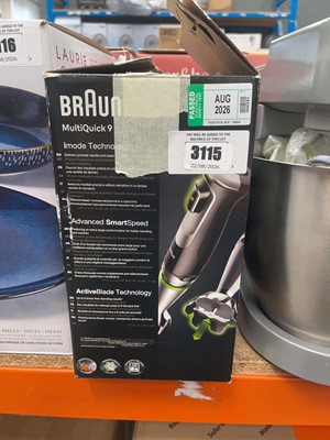 Lot 3115 - Braun multiquick 9 hand whisker
