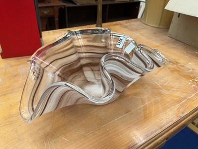 Lot 5278 - Italian glass bowl with a 'Murano Techniques'...
