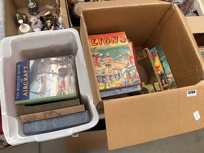 Lot 5289 - 3 boxes of Rupert and other children's annuals,...