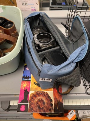 Lot 2222 - Bag containing various camera filters, along...