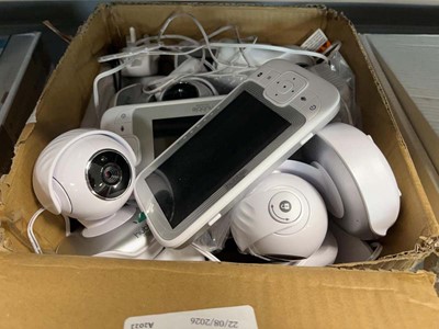 Lot 2237 - Box containing various baby monitors