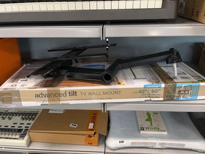 Lot 2238 - 1 unboxed and 1 boxed TV wall mount