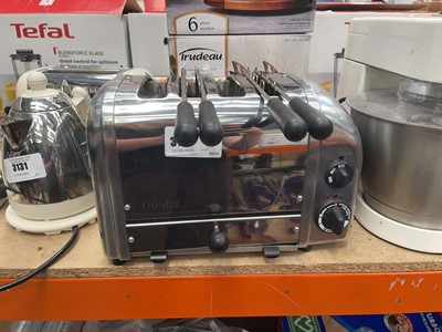 Lot 3132 - Four slide Dualit toaster