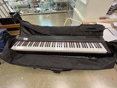 Lot 2241 - Yamaha P125A digital piano in a case