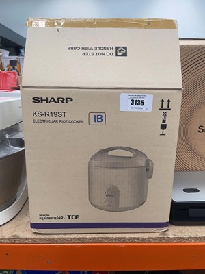 Lot 3135 - Sharp electric rice cooker plus a Silvercrest...