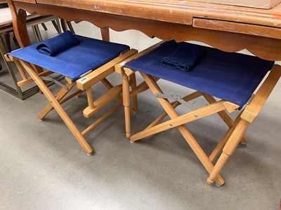 Lot 5295 - Pair of directors chairs