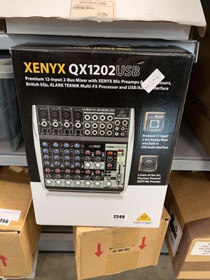 Lot 2249 - Behringer Xenyx QX1202 USB mixer