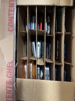 Lot 2253 - Box containing various mobile phones for...