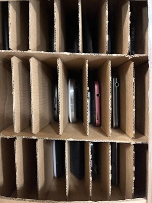 Lot 2254 - Box containing various mobile phones for...
