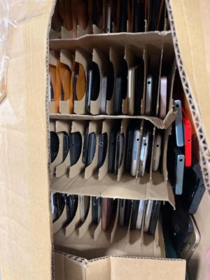 Lot 2256 - Box containing various mobile phones for...