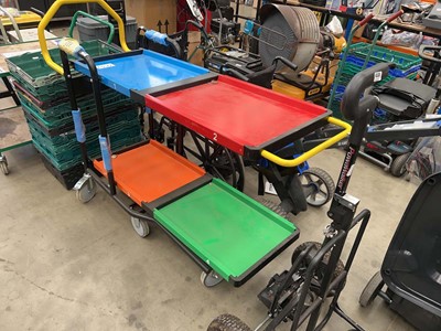 Lot 4531 - 2 tiered metal trolley