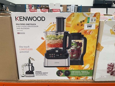 Lot 3142 - Kenwood multi pro one touch 2in1 food...
