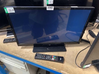 Lot 2263 - Bush 22" TV with stand and remote
