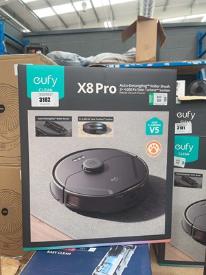 Lot 3182 - Eufy clean V8 pro robotic vacuum cleaner