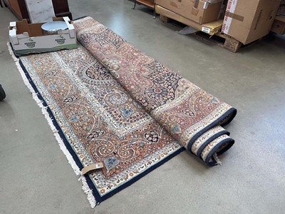 Lot 5322 - Large floral carpet with floral border