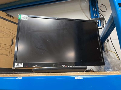 Lot 2277 - Bush 22" TV with stand and remote