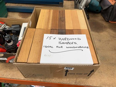 Lot 4593 - Approx 15 hardwood samples/blocks