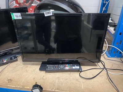 Lot 2283 - Bush 22" TV with stand and remote