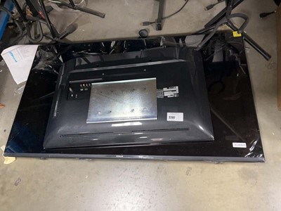 Lot 2287 - Two TVs for spares and repairs (broken screens)