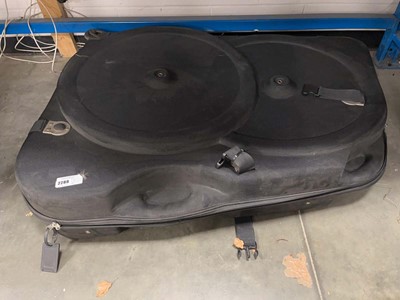 Lot 2288 - Hard shelled bicycle transport box