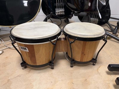 Lot 2298 - Set of bongo drums