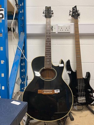 Lot 2307 - Washburn six string electroacoustic guitar in...