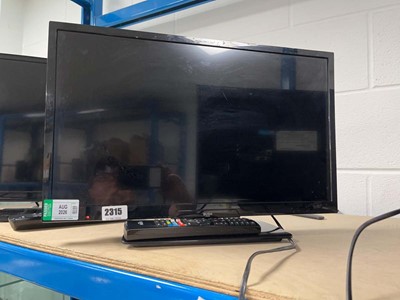 Lot 2315 - Bush 22" TV with stand and remote