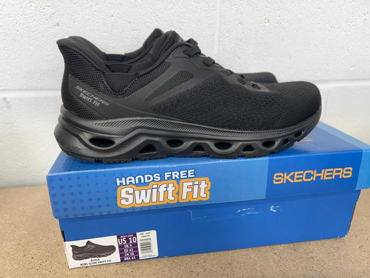 Lot Boxed pair of Skechers hands free glide swift...