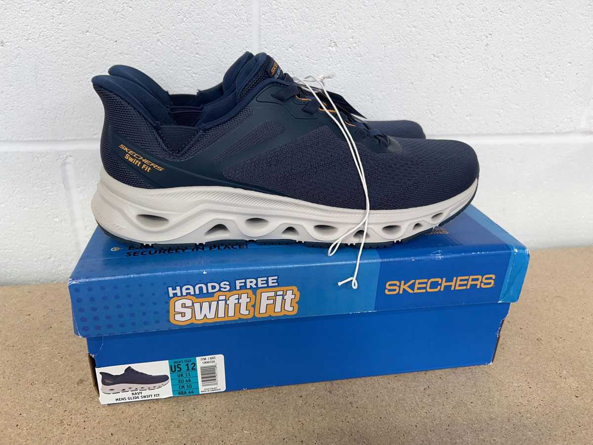 Lot Boxed pair of Skechers hands free glide swift...