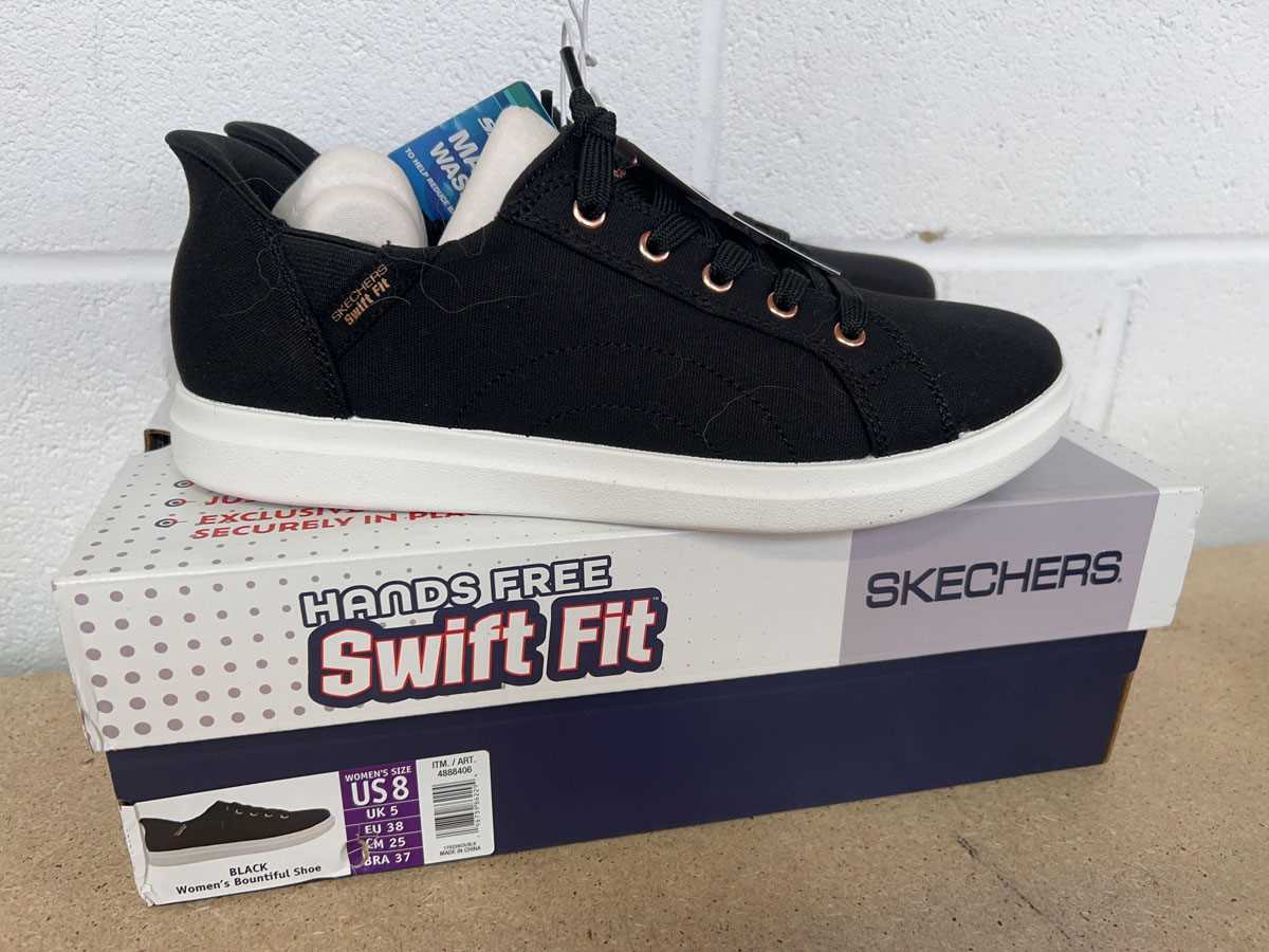 Lot Boxed pair of Skechers hands free swift fit...
