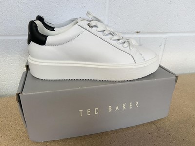 Lot Boxed pair of Ted Baker trainers size UK 6