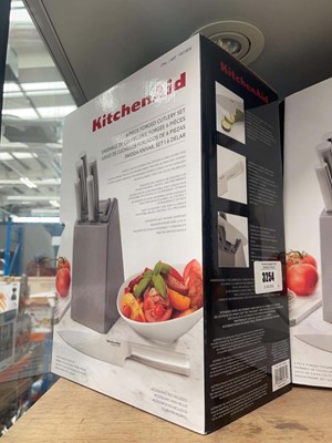 Lot 3254 - Kitchen Aid knife block and knife set
