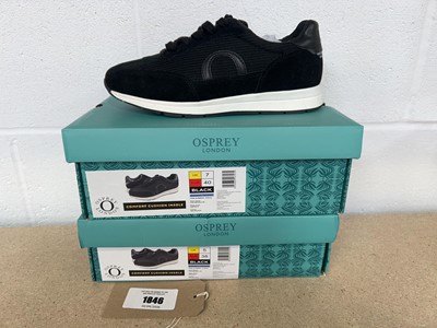 Lot x2 boxed pairs of Osprey trainers sizes UK 5 & 7