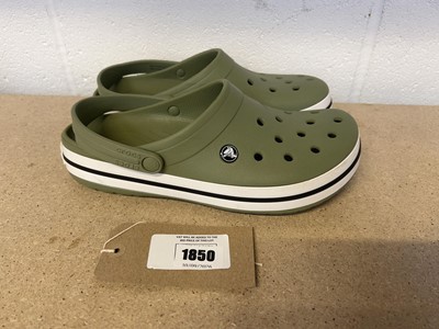 Lot Crocs in green size UK 10