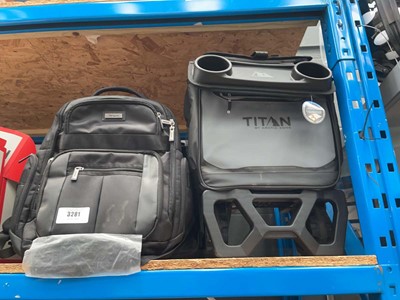 Lot 3281 - backpack plus 2 Titan Artic cooler bags