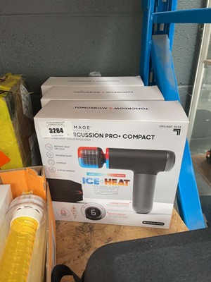 Lot 3284 - 3 Sharper Image massage guns