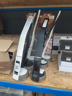 Lot 3289 - 6 loose LED desk lamps plus 2 boxed ones