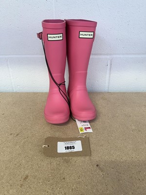 Lot Hunter cascade side wellies in pink junior...