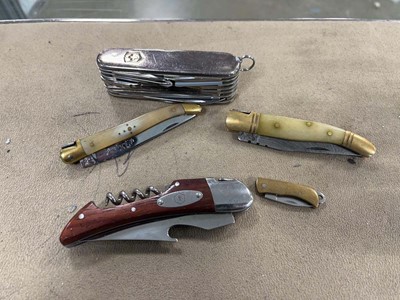 Lot 2323 - Tiffany and Co. 18ct silver Swiss Army Knife,...