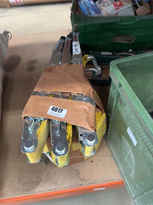 Lot 4617 - 3 ratchet straps