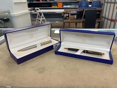 Lot 2327 - 2 boxed Waterman pens